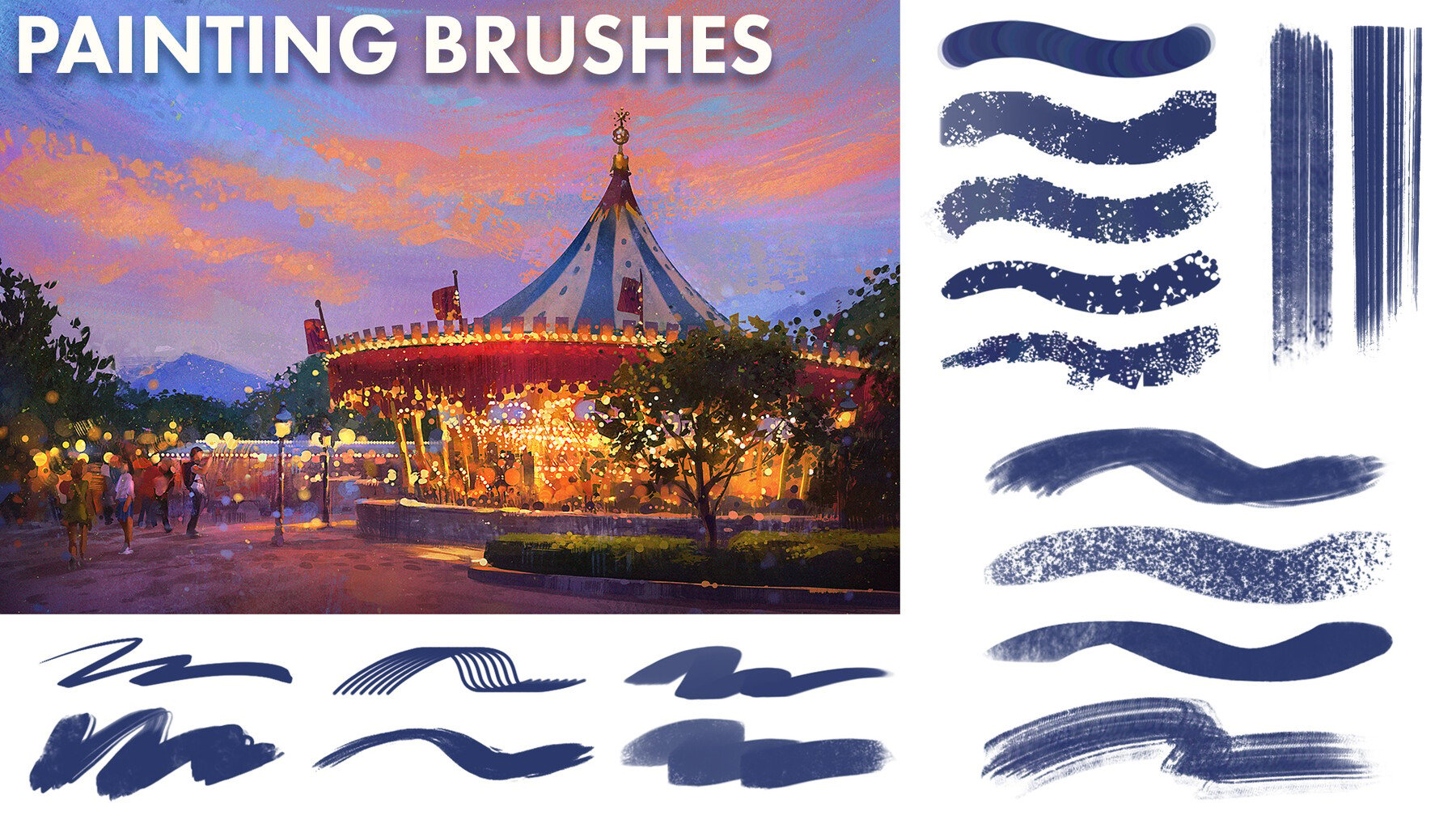 Quick Environment Brushes for Photoshop and Procreate