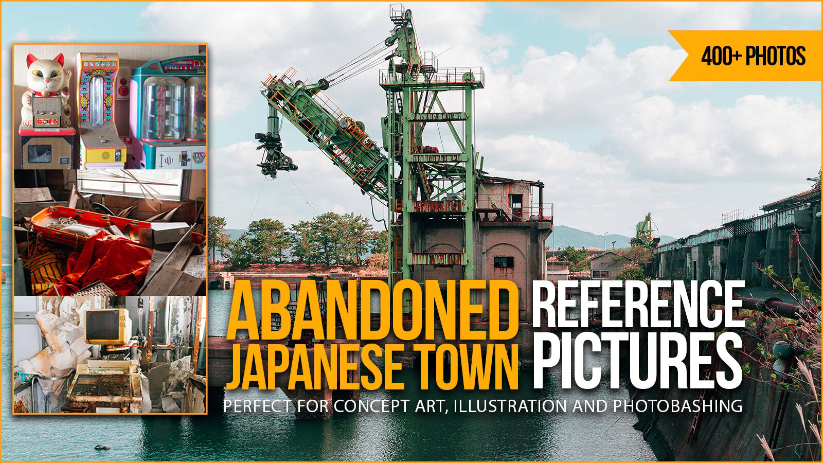 400+ Abandoned Japanese Town Reference Pictures