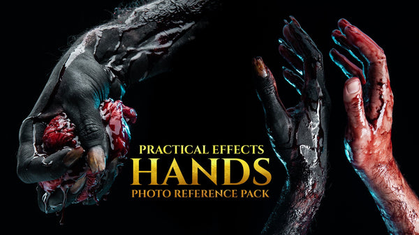 Hands - Practical Effects vol. 1 - Reference Photo Pack For Artists 820 JPEGs