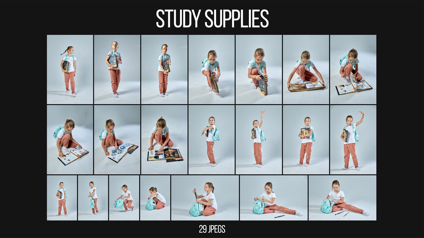 200+Child Pose Reference Pictures