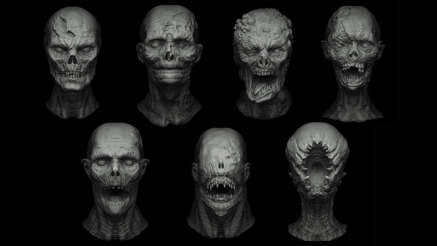 80 Undead Creature IMM Brush mega Pack