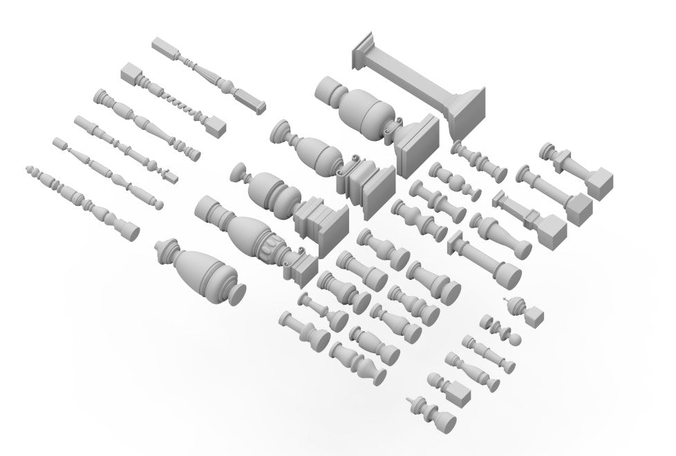 37 Columns Zbursh IMM brushes (Temple Builder kitbash (obj) )