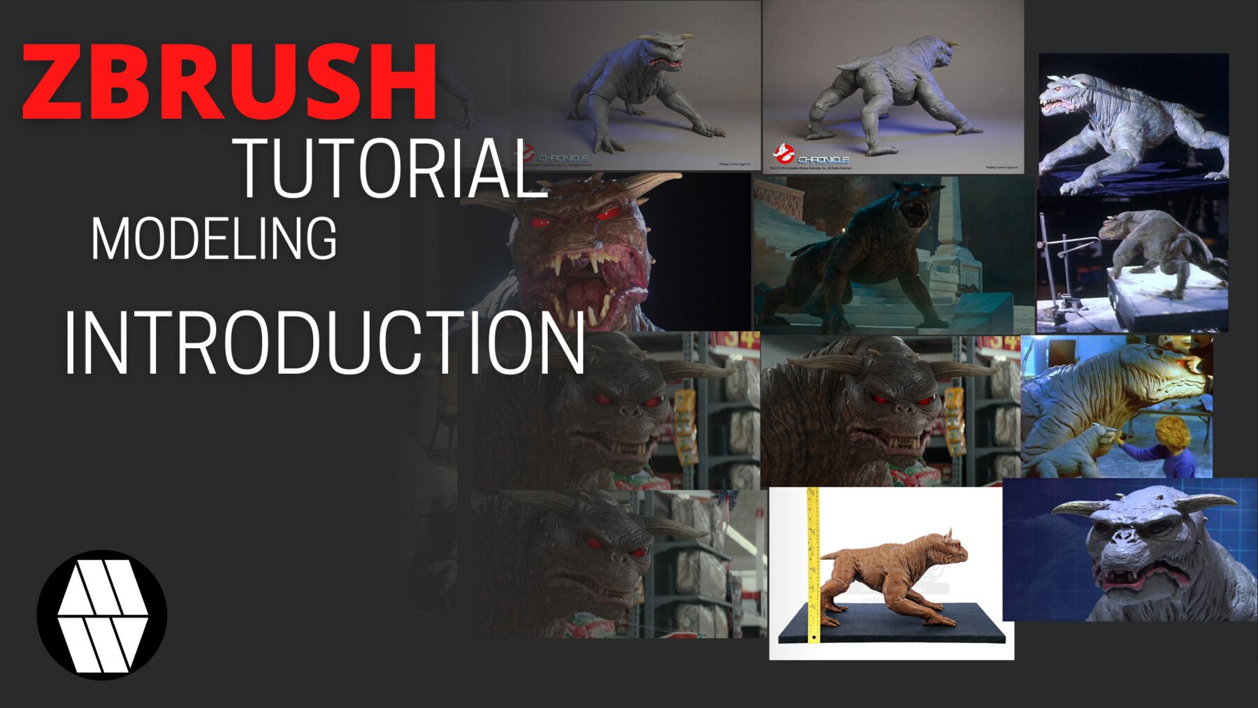 MLW Creative - ZBRUSH Creature Modeling FULL TUTORIAL