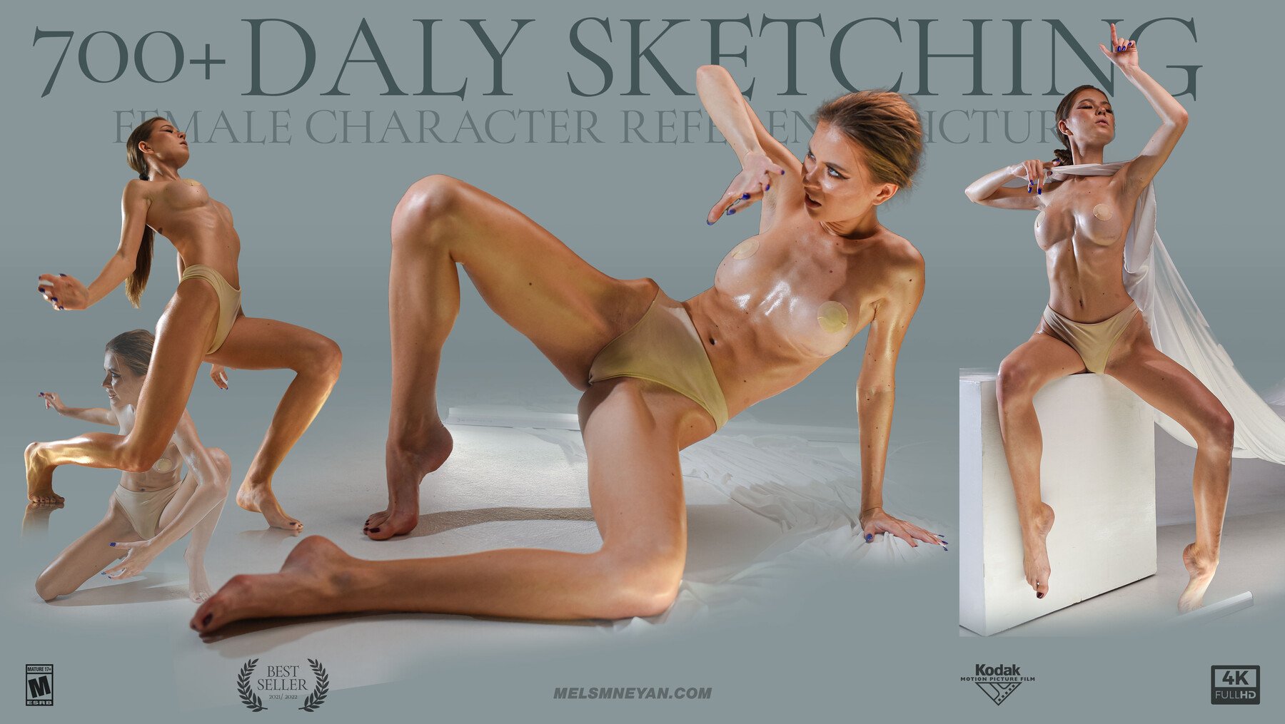 Daily Sketching Reference Images for Female Characters (700+ Images)