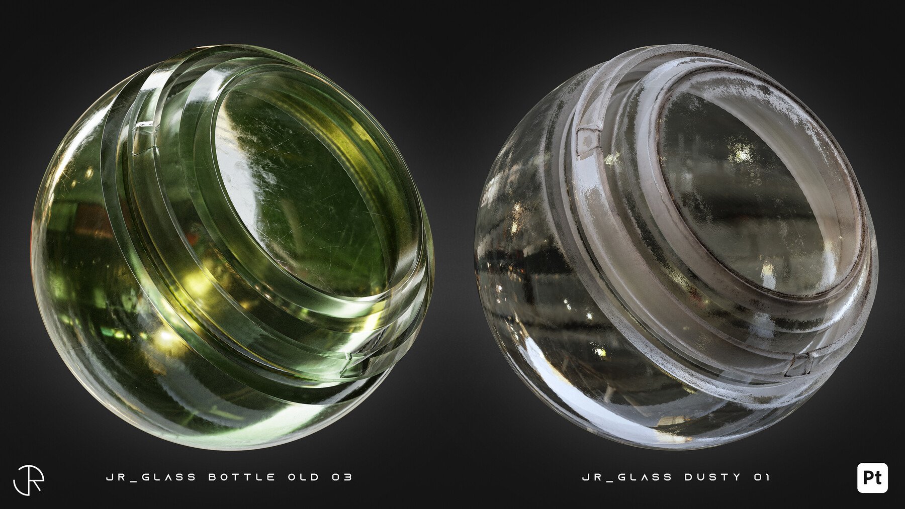 Glass Smart Materials for Substance 3D Painter