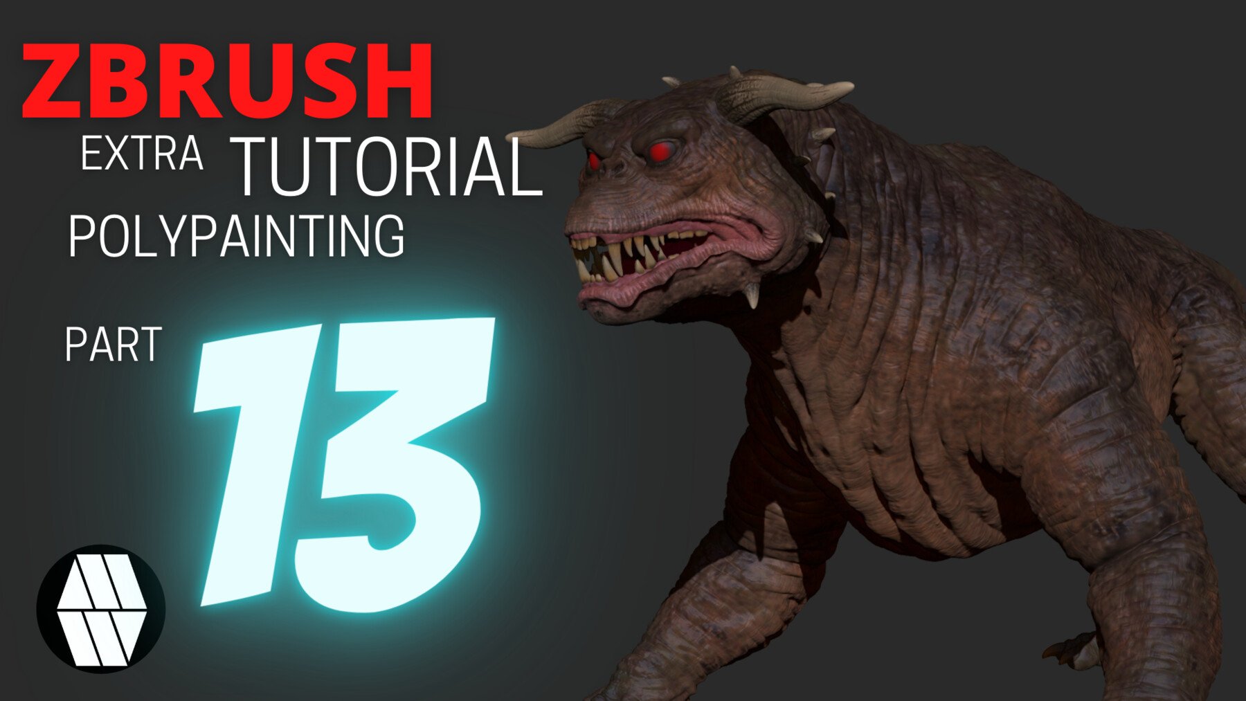 MLW Creative - ZBRUSH Creature Modeling FULL TUTORIAL