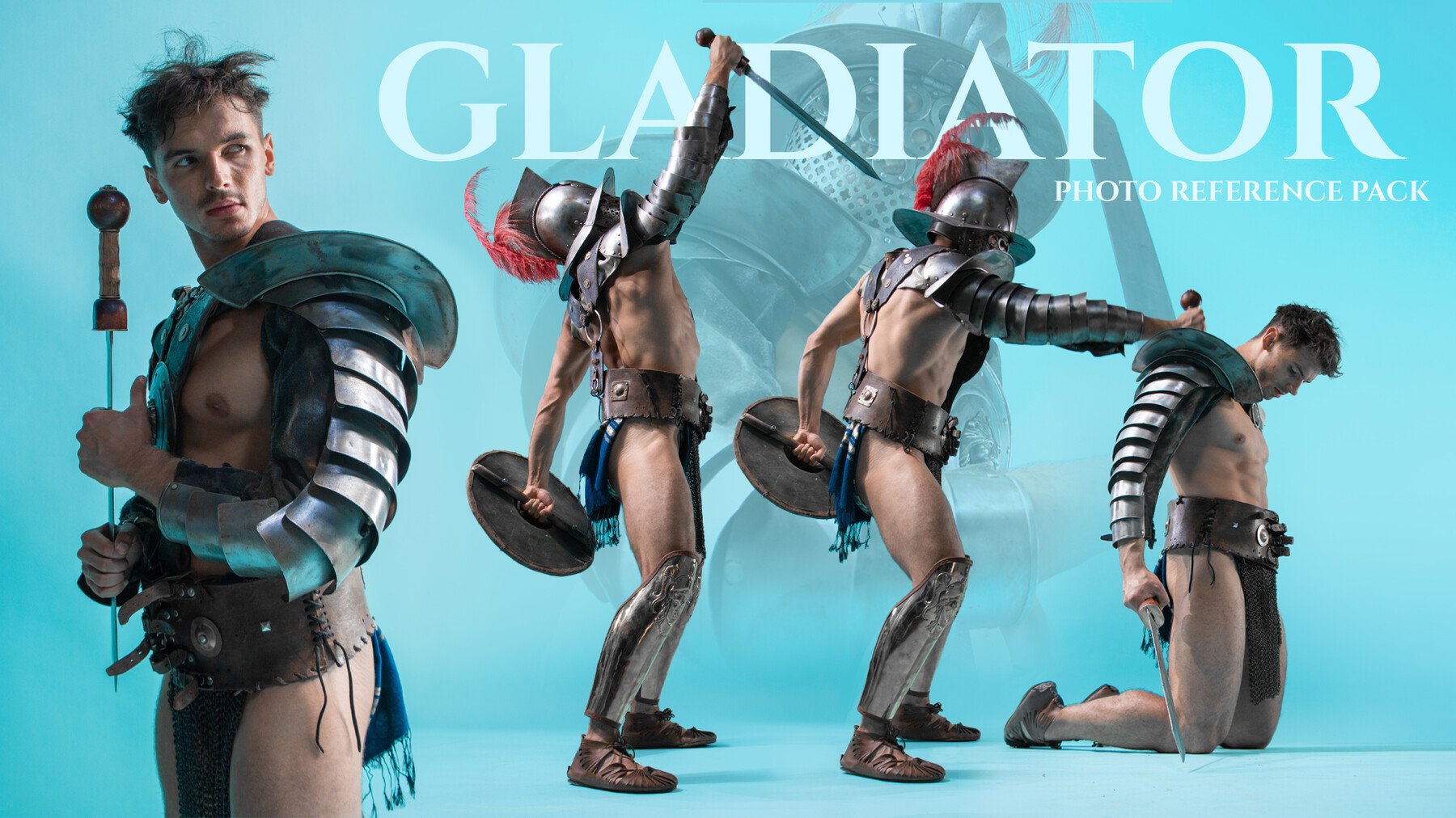 Gladiator vol. 1 - Reference Photo Pack For Artists 584 JPEGs