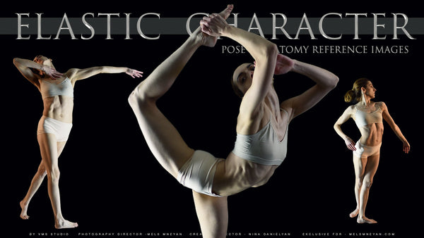 ELASTIC CHARACTER, REFERENCE IMAGES (EXPERIMENTAL POSING )