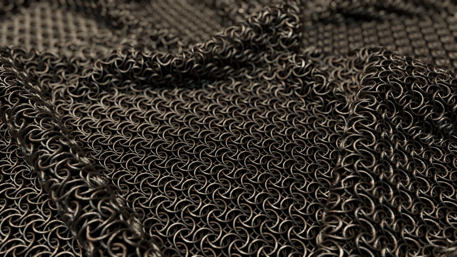 Smart chain mail material