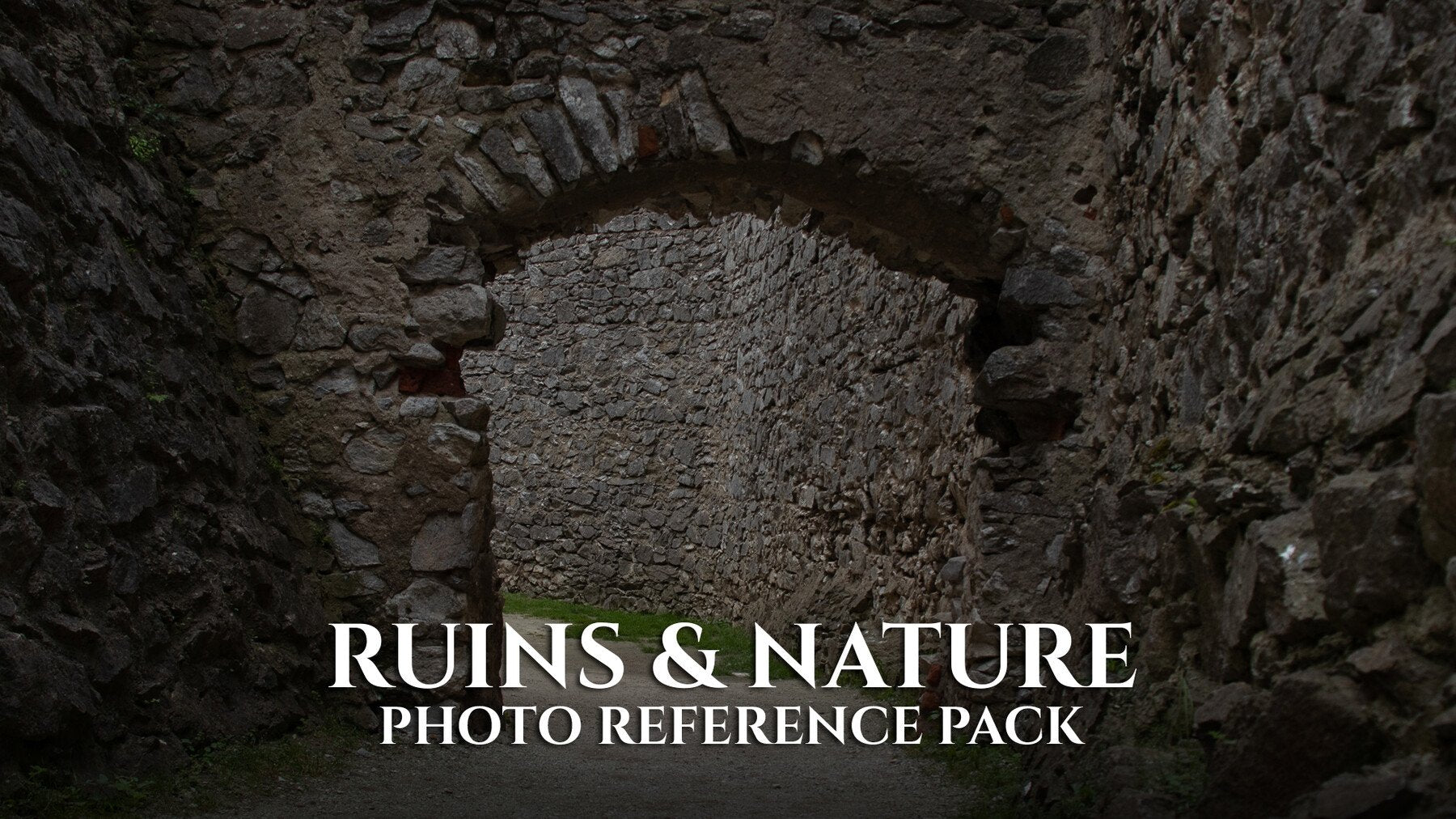 Ruins & Nature-Photo Reference Pack For Artists 326 JPEGs