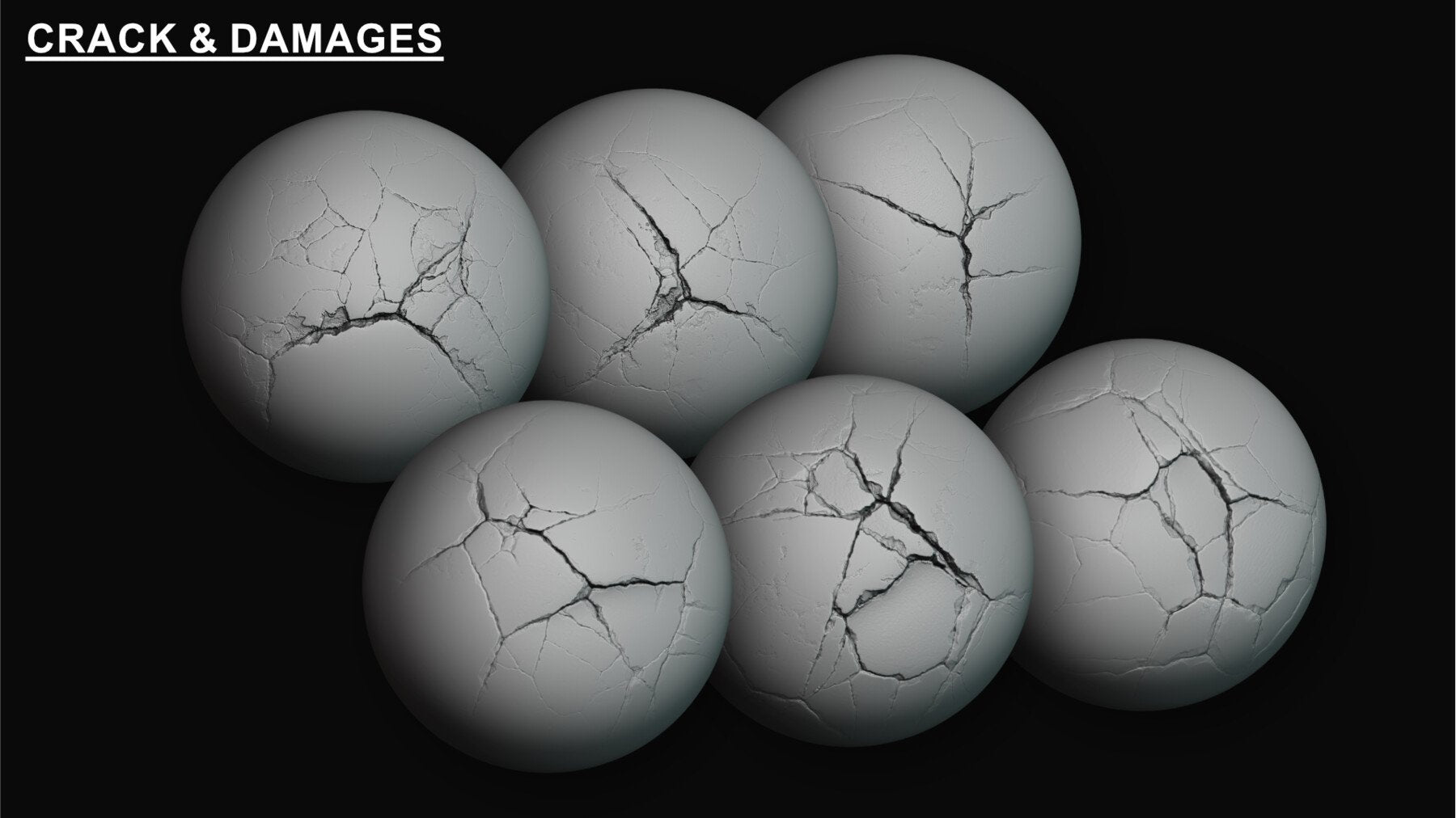 30+ Crack And Damage Alpha Brushes