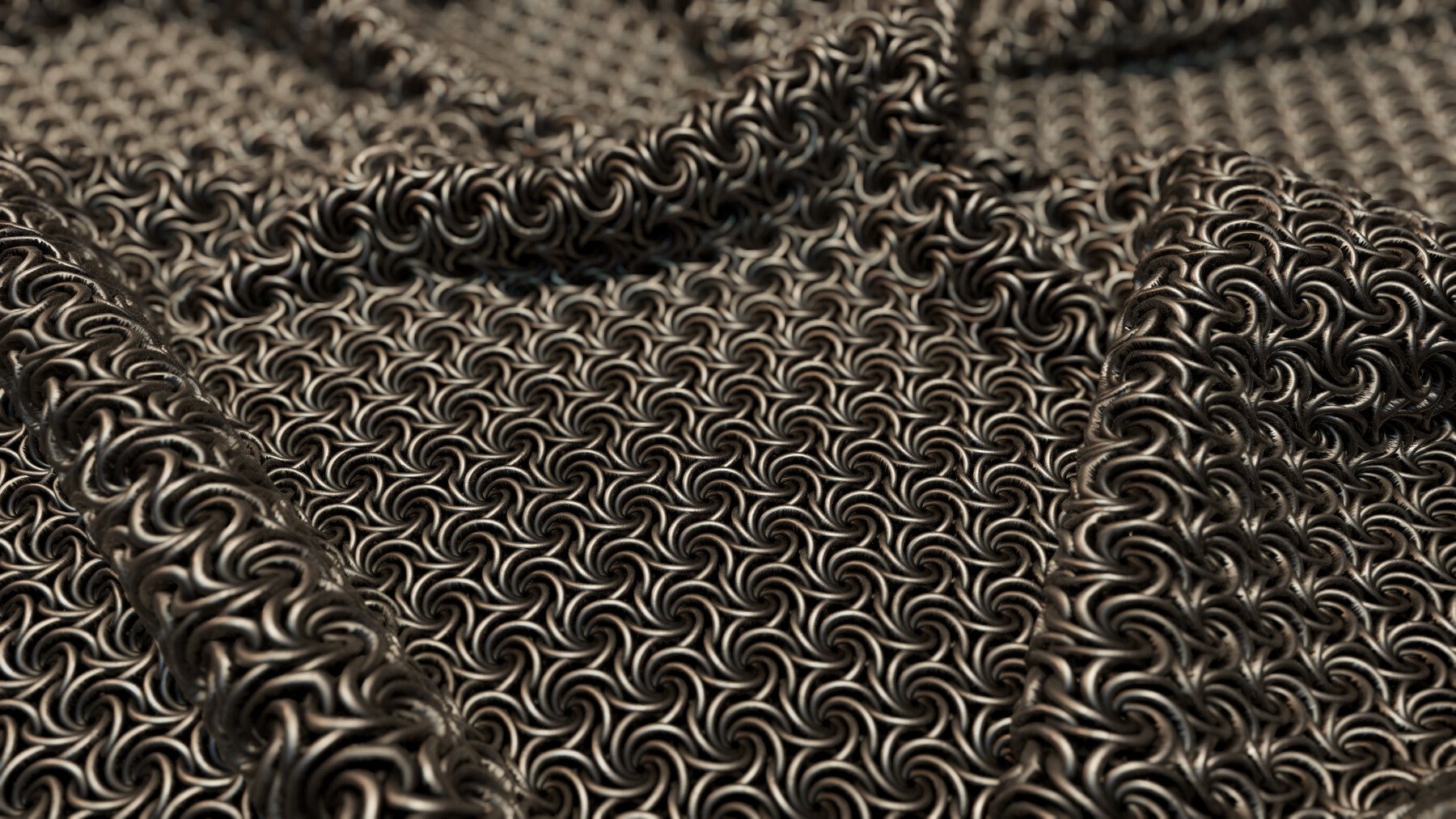 Smart chain mail material