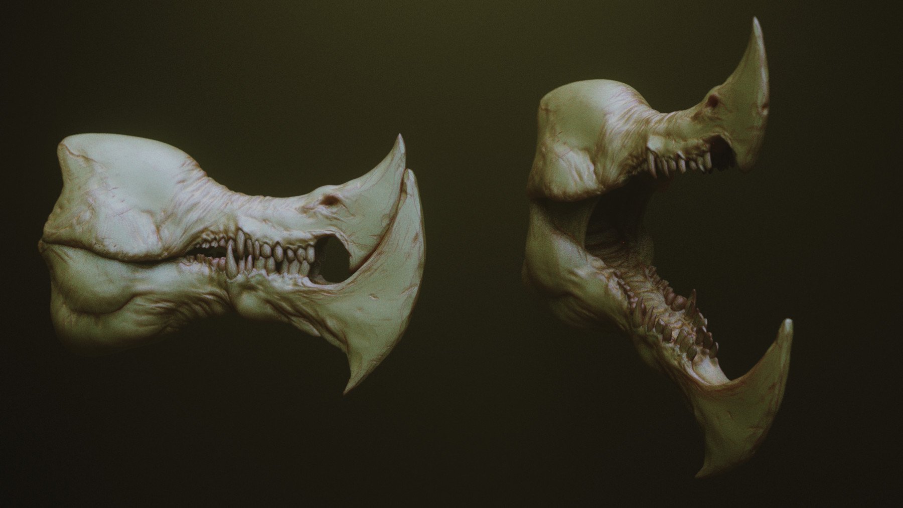 JAWS 2 - Another 33 Monster Mouths & Skulls IMM Brush