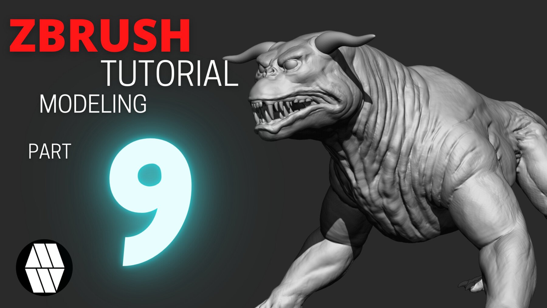 MLW Creative - ZBRUSH Creature Modeling FULL TUTORIAL