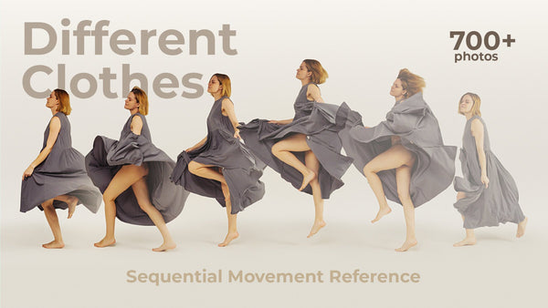 700+ Reference Photos - Different Clothes ( Sequential Movement )