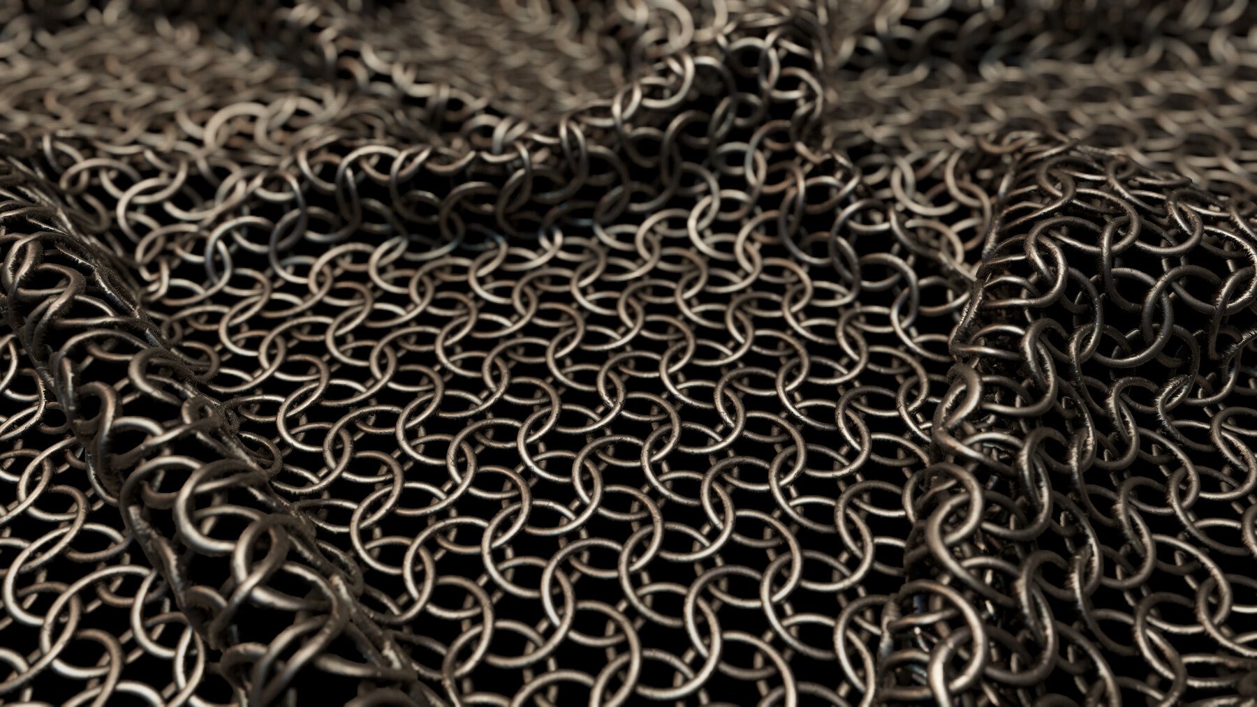 Smart chain mail material