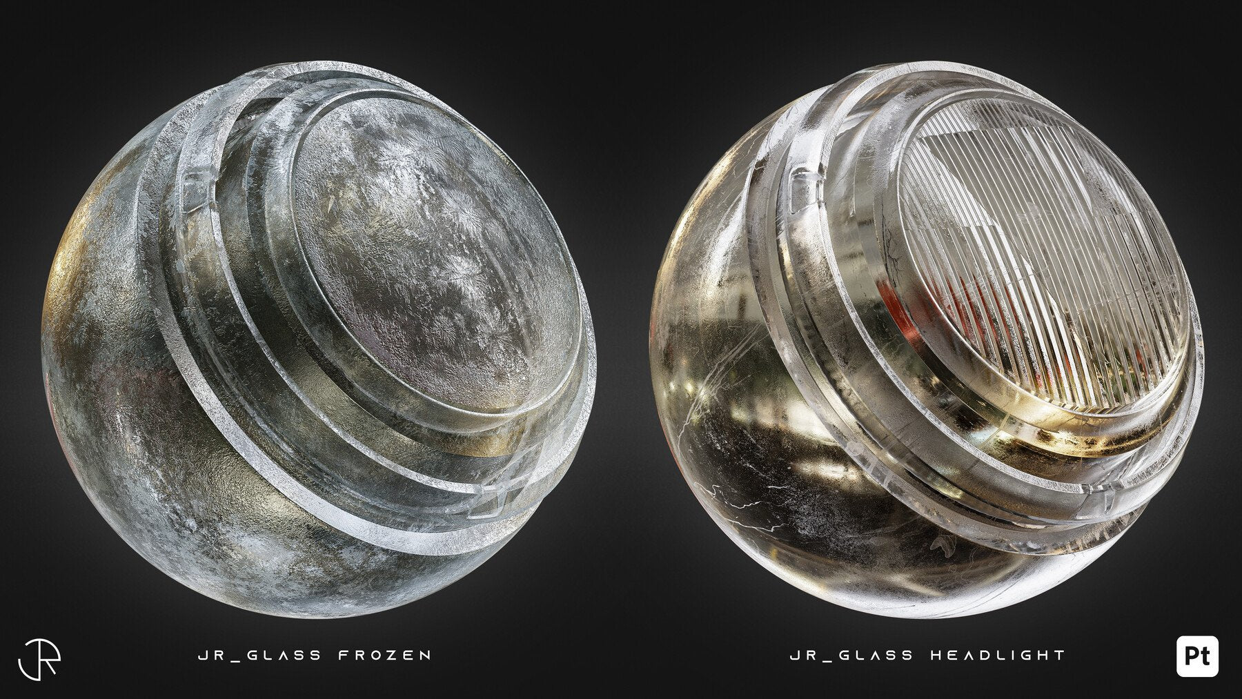 Glass Smart Materials for Substance 3D Painter