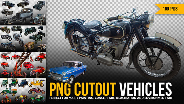 100 PNG Cutout Vehicle Reference Pictures