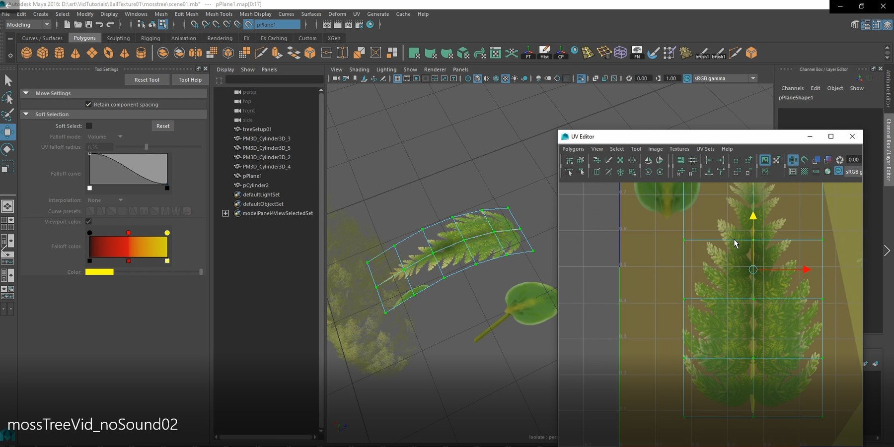 Creating Old Growth Mossy Tree: Tutorial and Game Assets