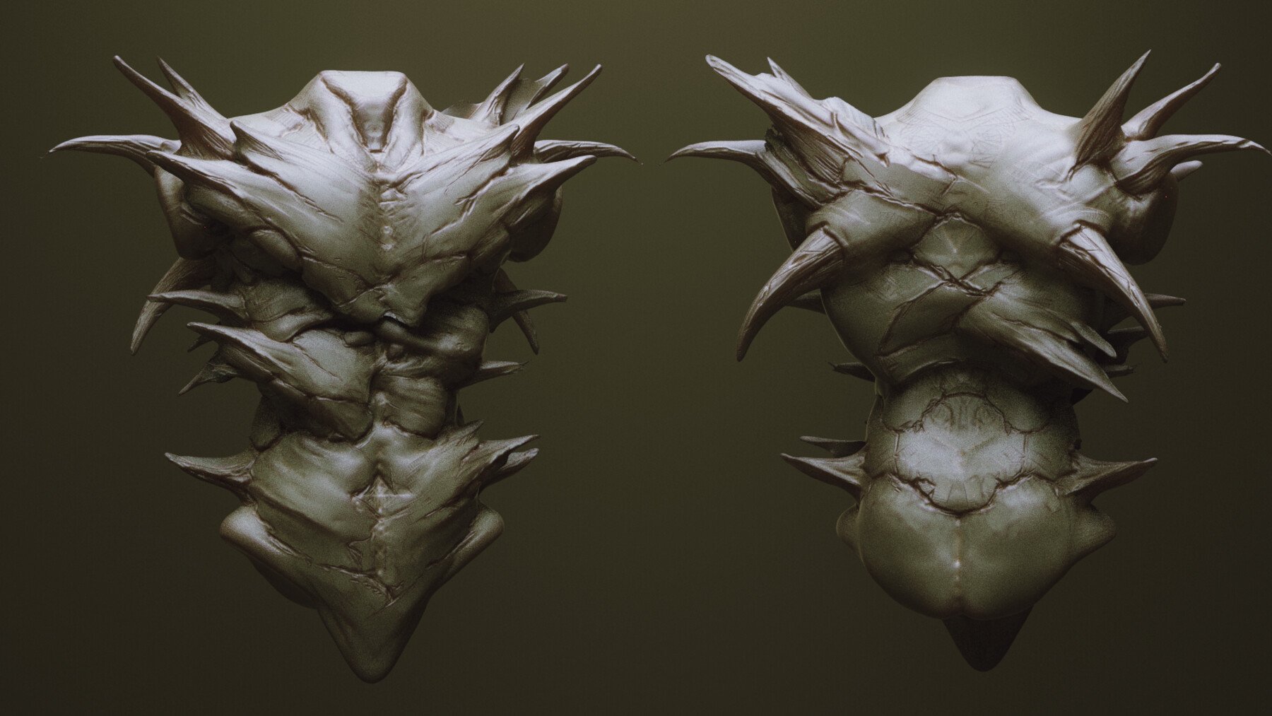 TORSOS - 33 Character & Creature Zbrush Insertmesh Brush