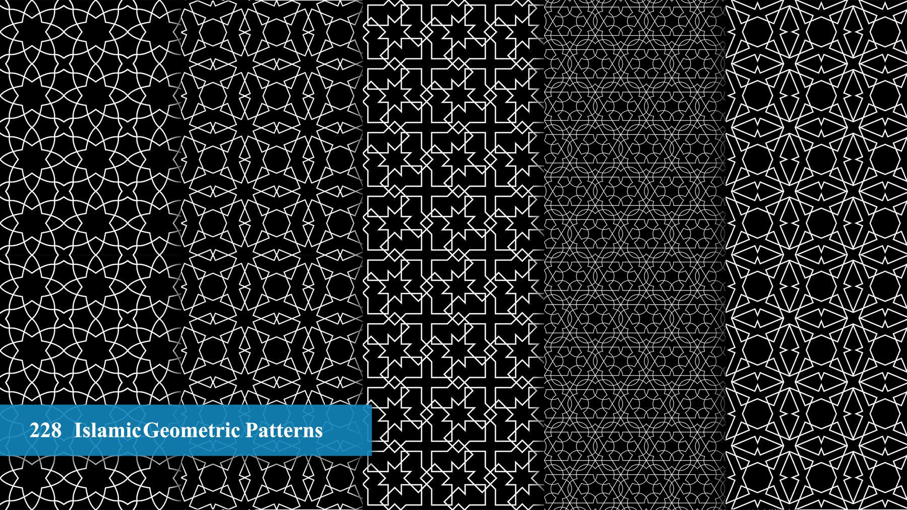 228 Islamic Geometric Patterns