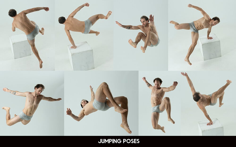 330+ Male Action Pose Reference Pictures