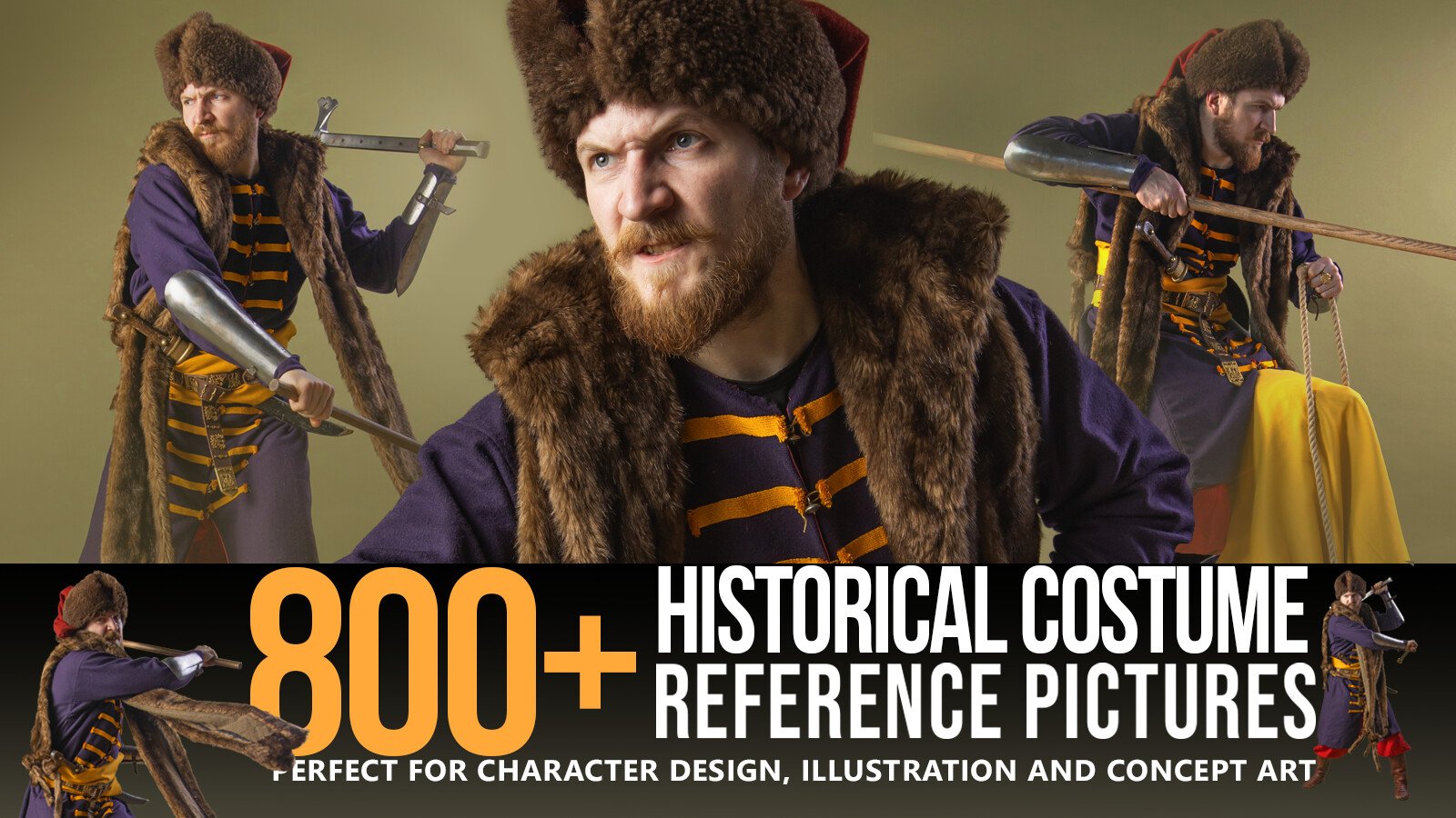 800+ Historical Costume Reference Pictures (Part I)