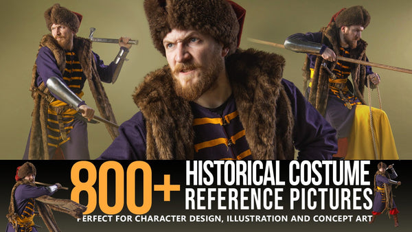 800+ Historical Costume Reference Pictures (Part I)