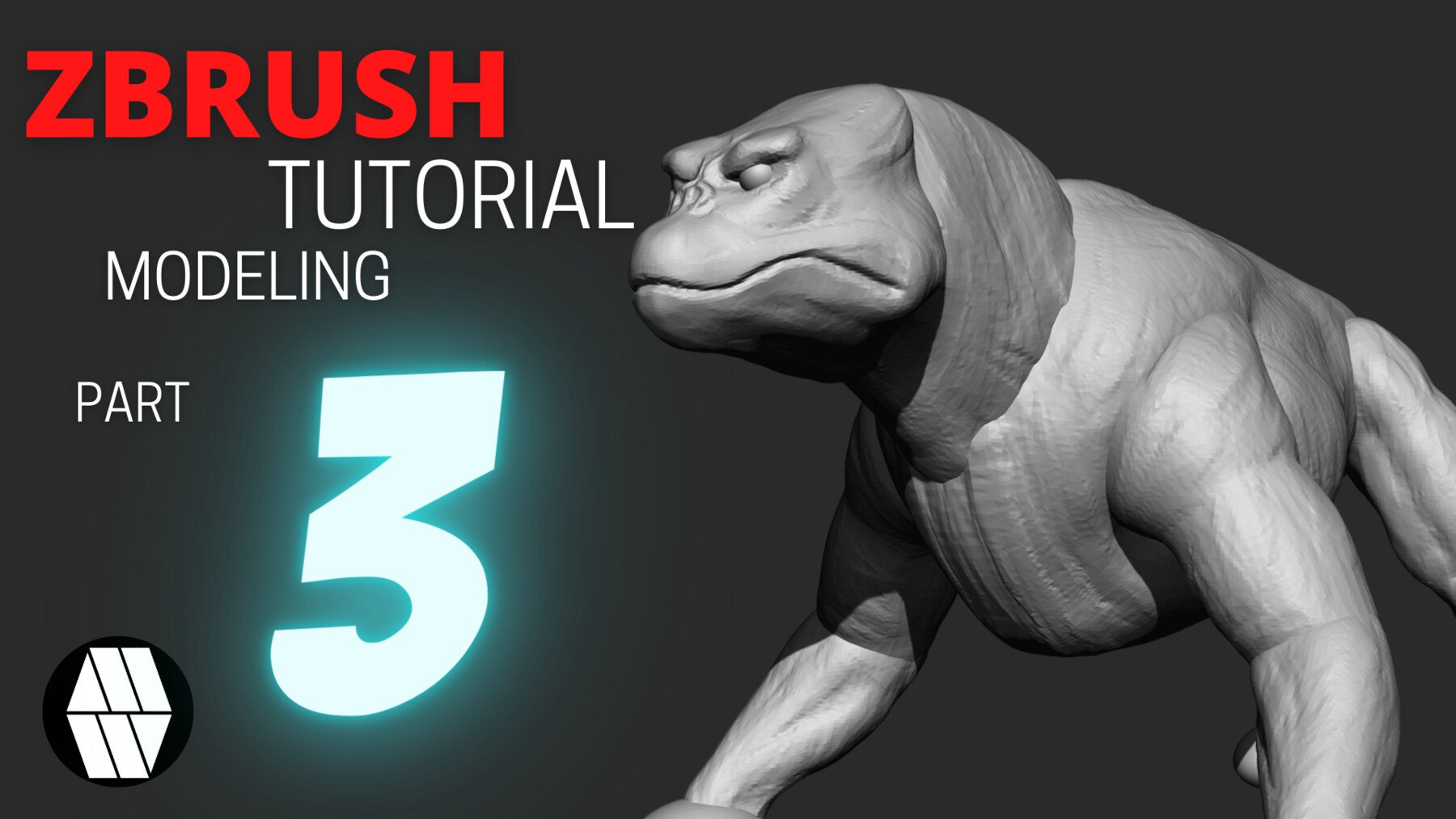 MLW Creative - ZBRUSH Creature Modeling FULL TUTORIAL