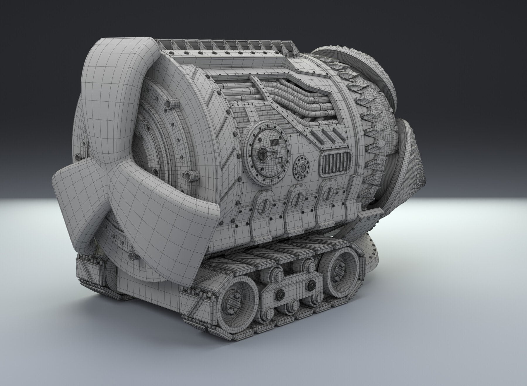 100+ HARD SURFACE KITBASH [PRODUCTION READY TOPOLOGY]