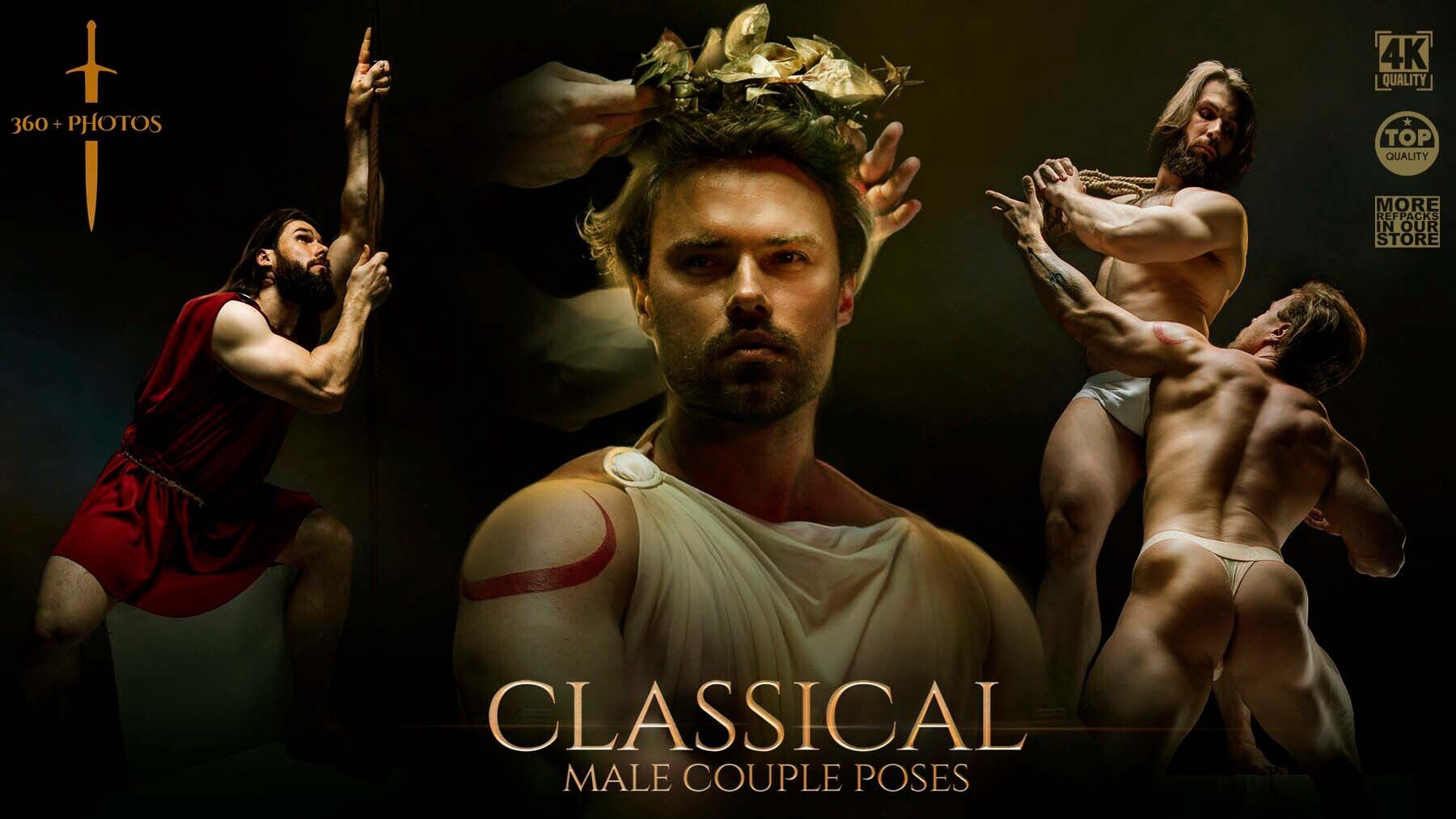 360+ Classical Male Couple Poses Reference Pictures