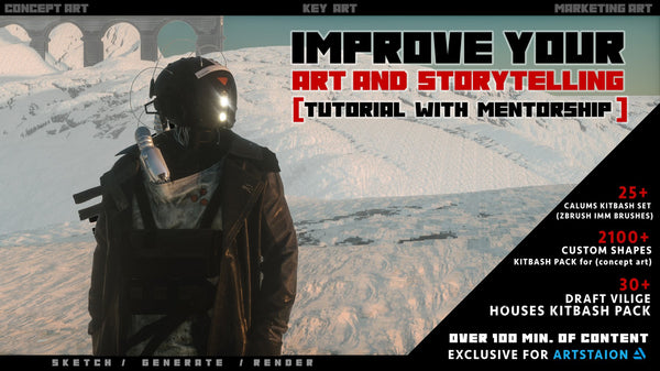 Improve your ART and Storytelling (TUTORIAL WITH MENTORSHIP )