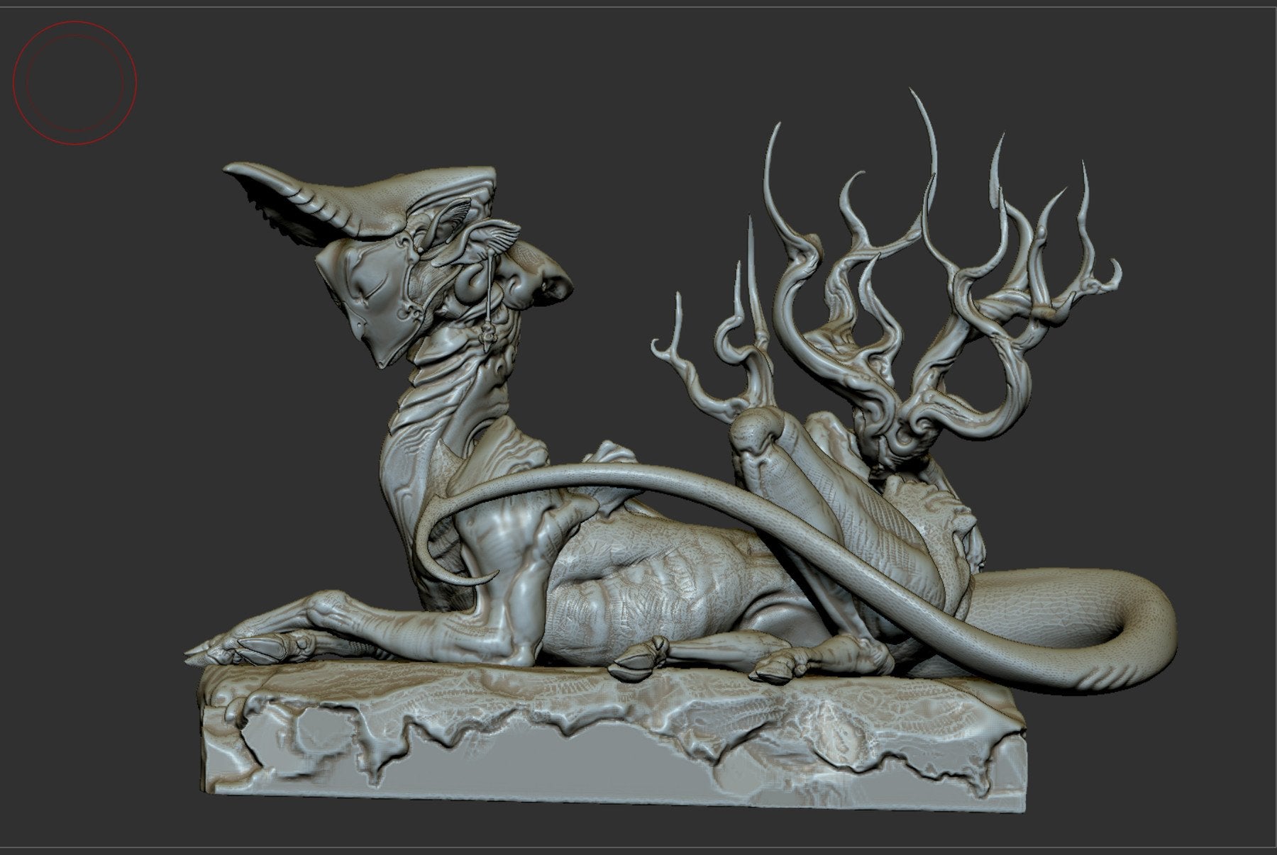 ZBrush marble cavity material