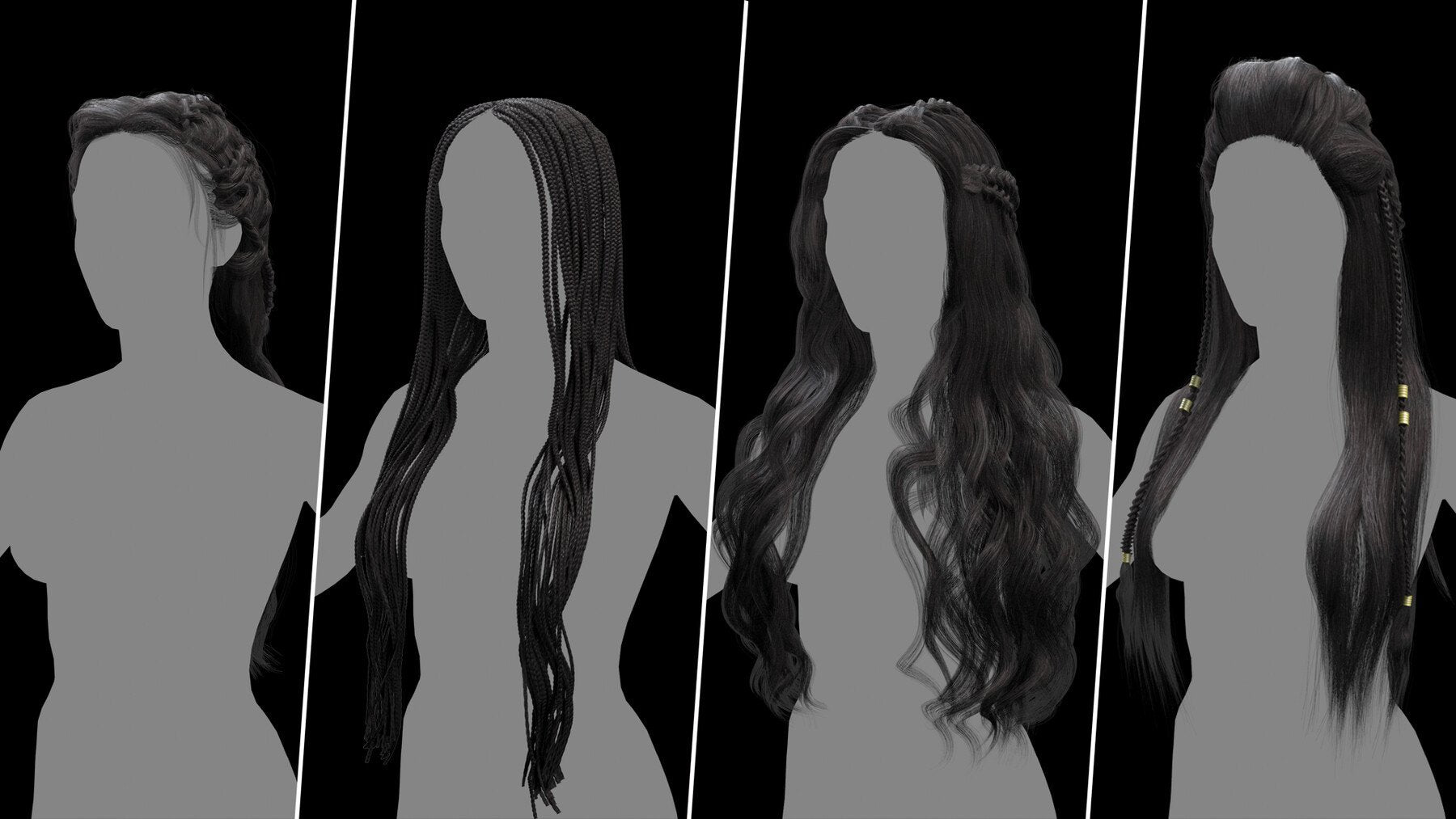 Alma Realtime Hair Cards Collection ( 40 Hair Cards + Life Time Updates )