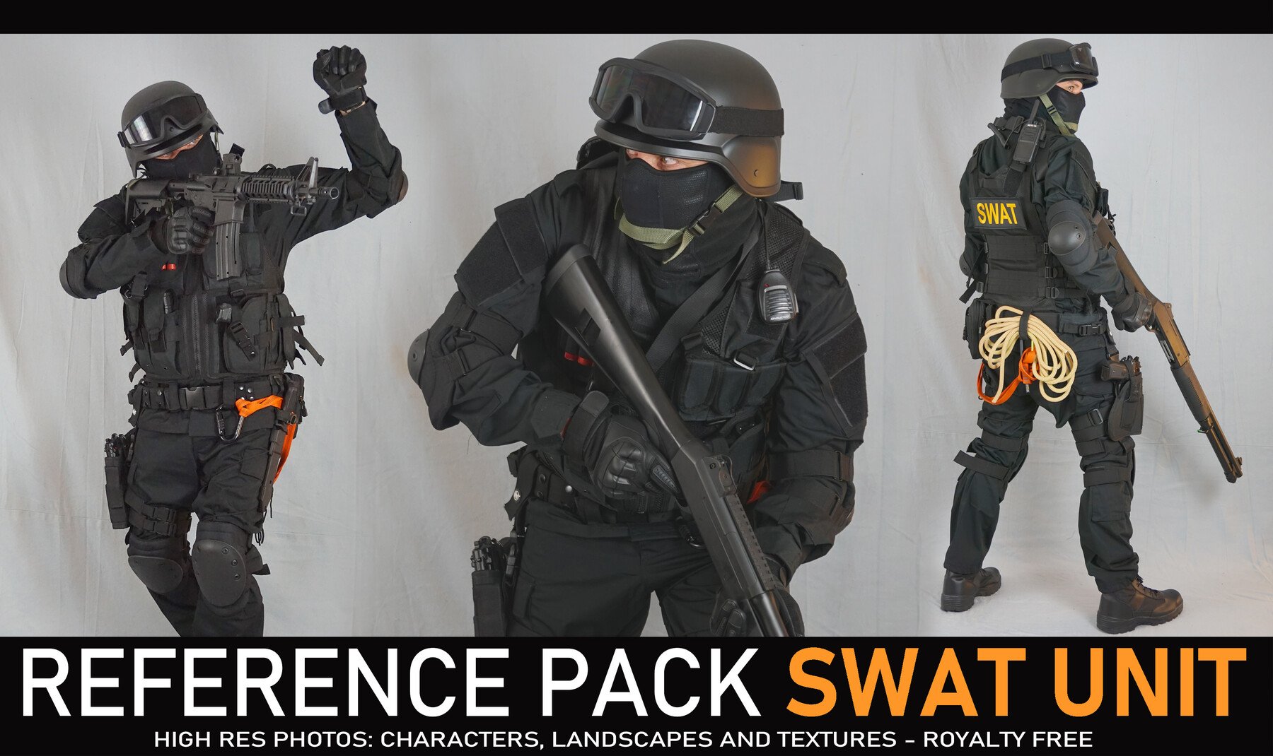 SWAT UNIT - 760+ Reference pictures including 360° Turnarounds