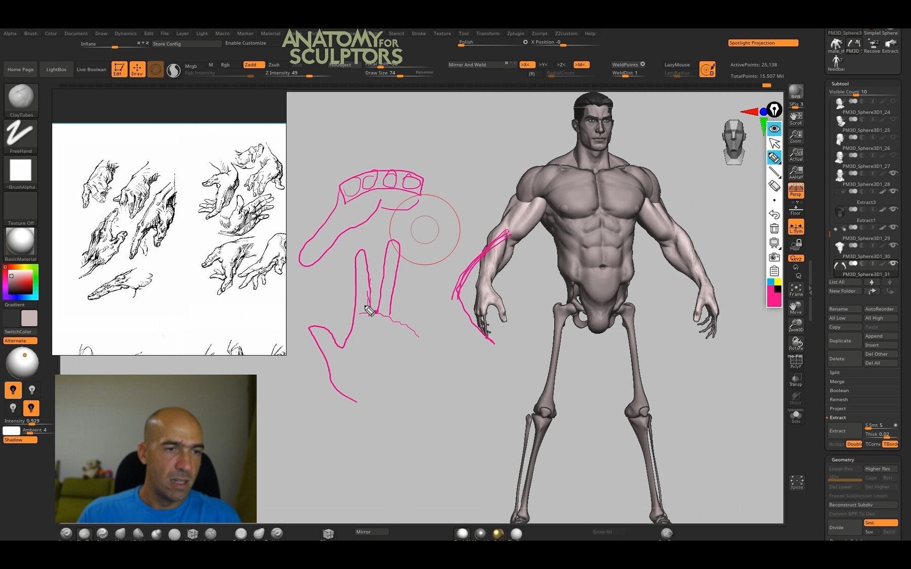 Super Human Anatomy for artists course