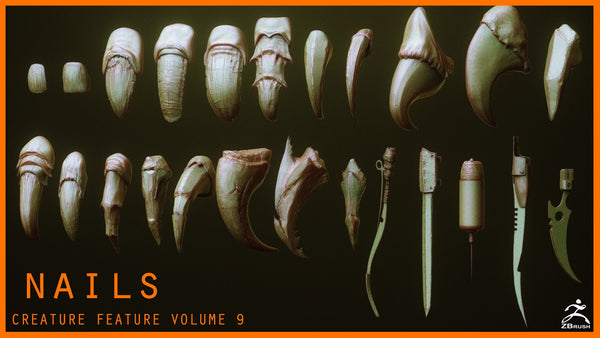 NAILS - 24 Character & Creature Claws & Nails