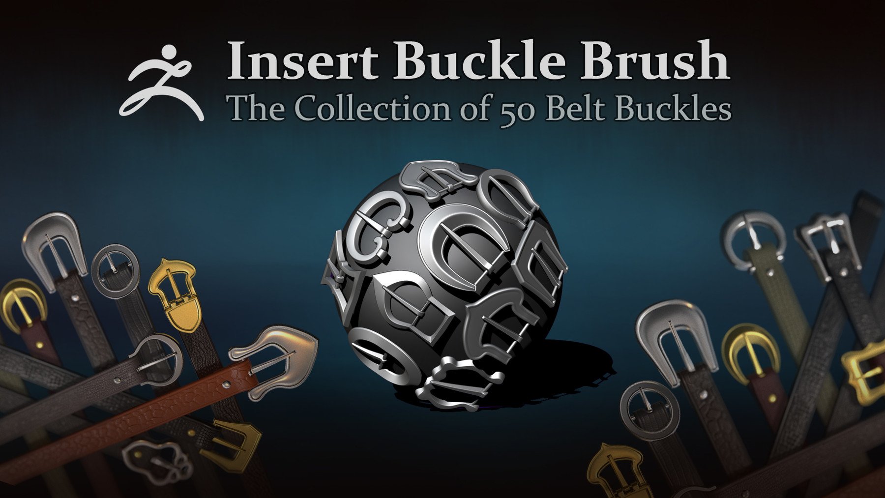 ZBrush — 50 Belt Buckles