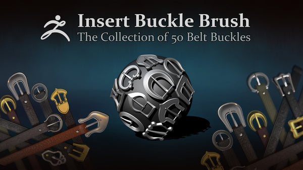 ZBrush — 50 Belt Buckles