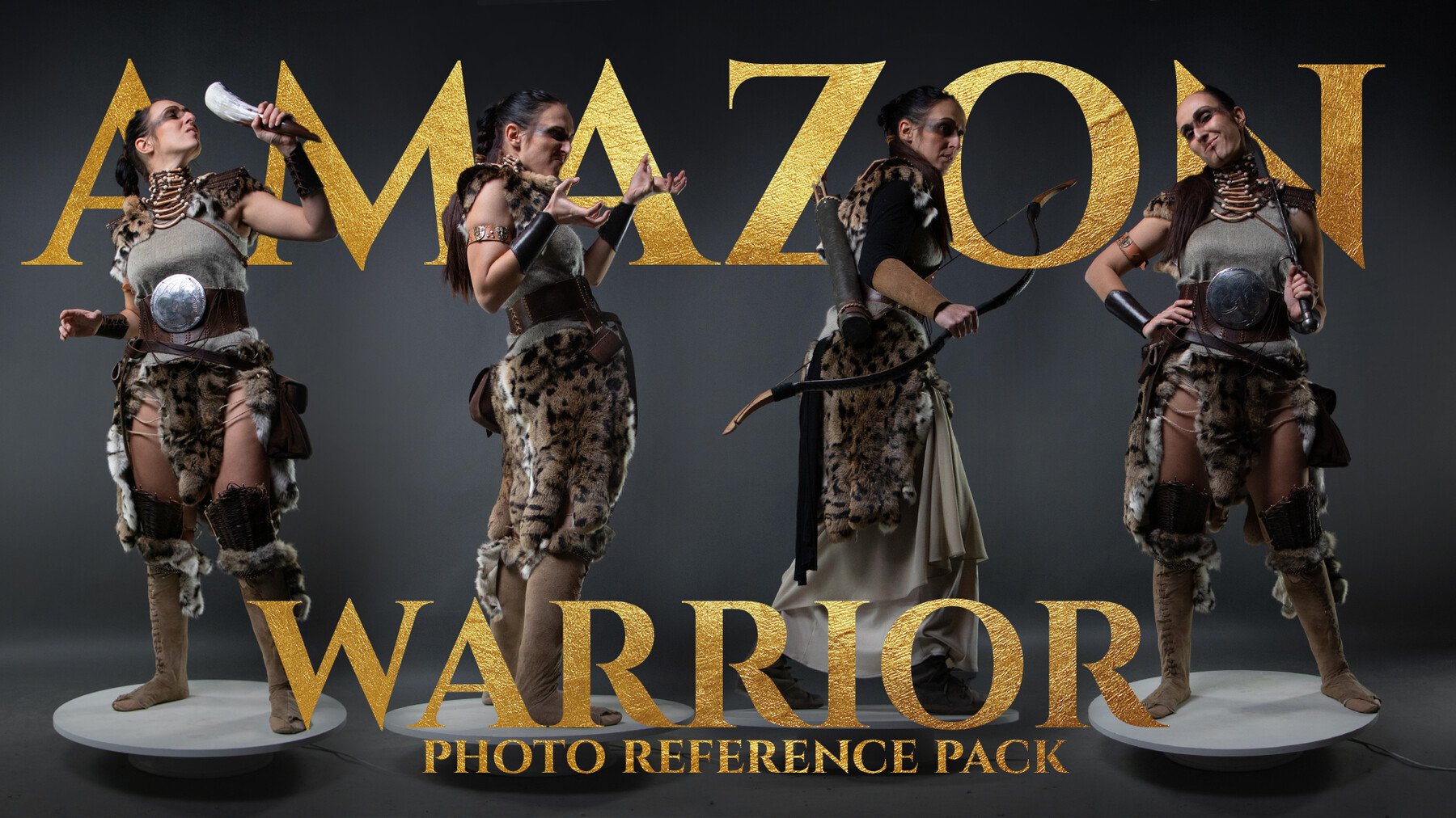 Amazon Warrior vol.2 - Photo reference pack for artists 700+ JPEGs