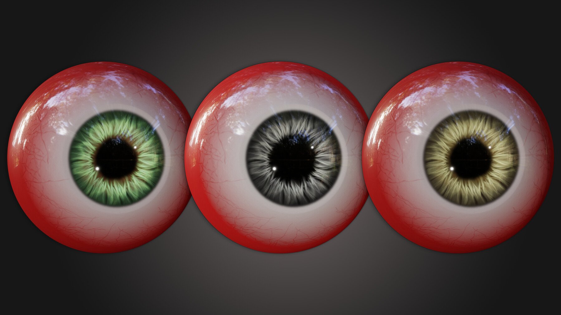 Procedural Eye Material (SBSAR+Textures) vol.1