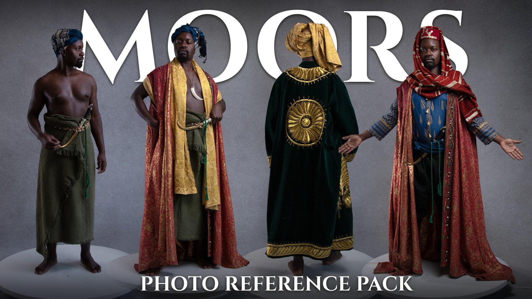 Moors vol.1 - Reference Photo Pack For Artists 494 JPEGs