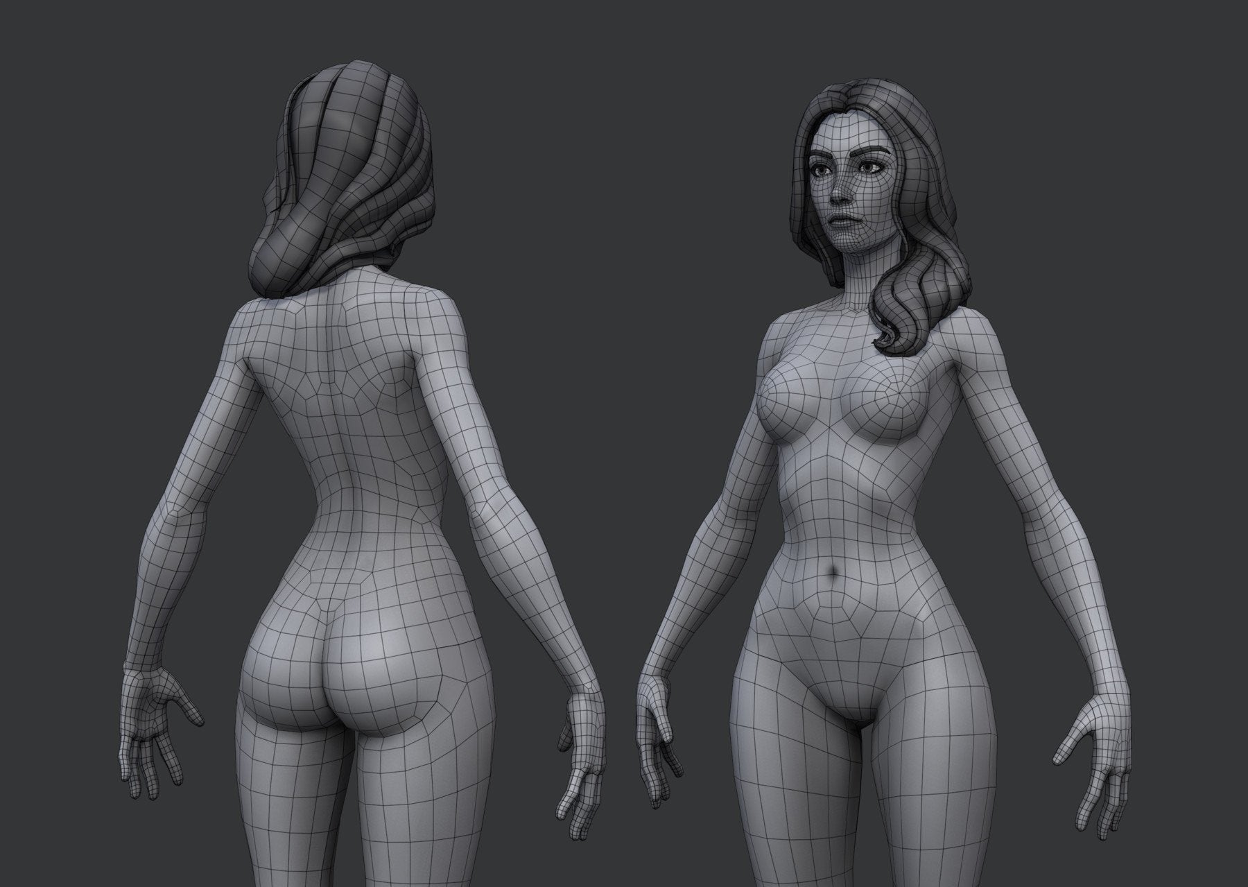 Male + Female Basemeshes