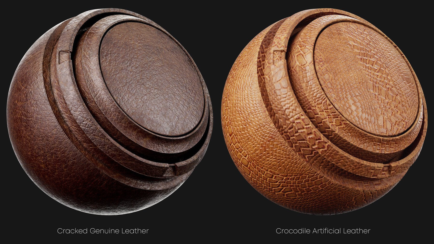 Leather Smart Materials for Substance painter