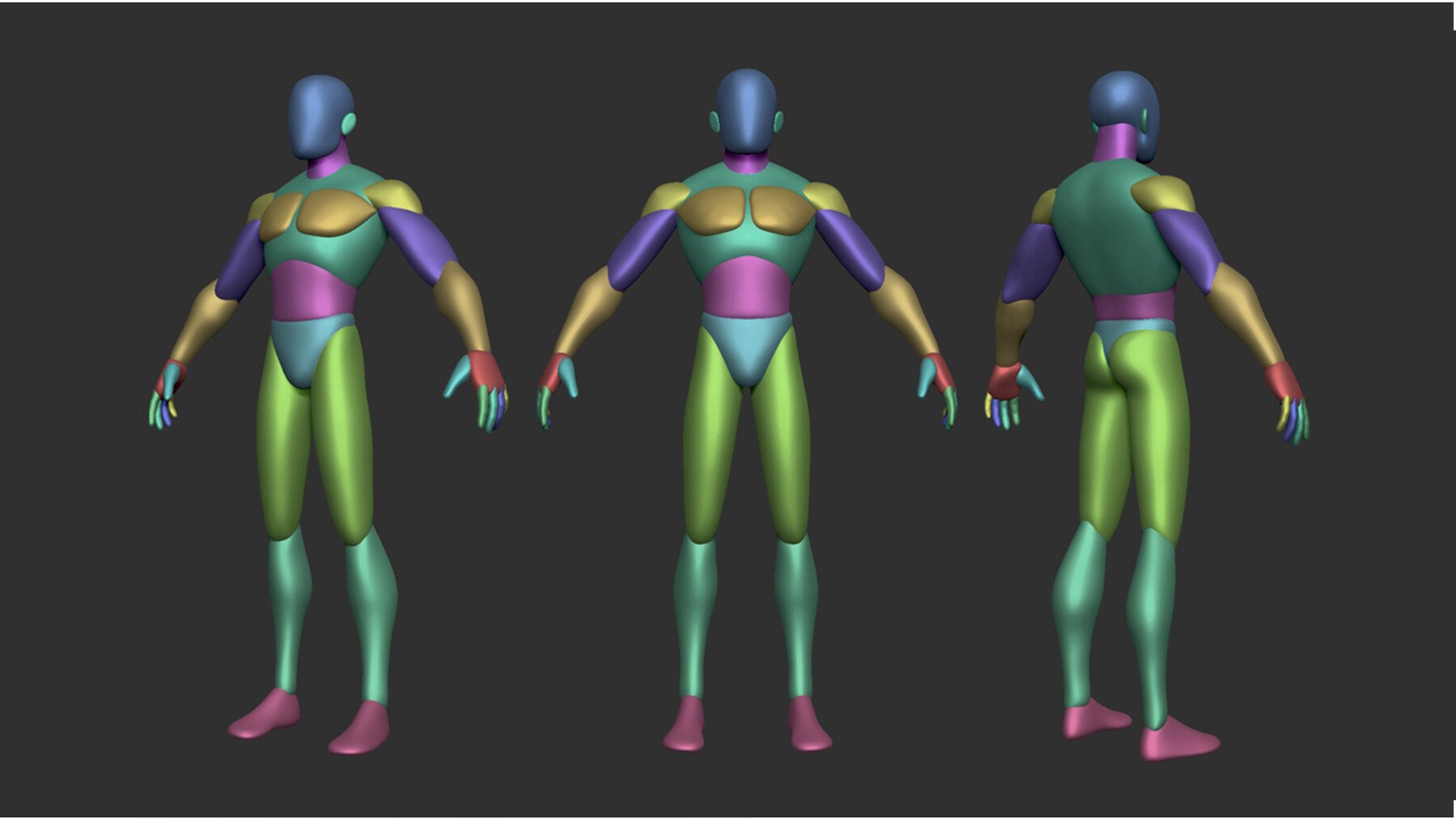 Stylized Hero Basemesh Collection