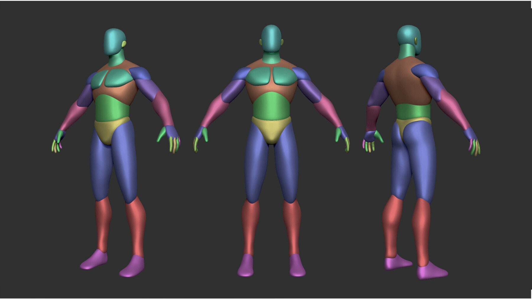 Stylized Hero Basemesh Collection