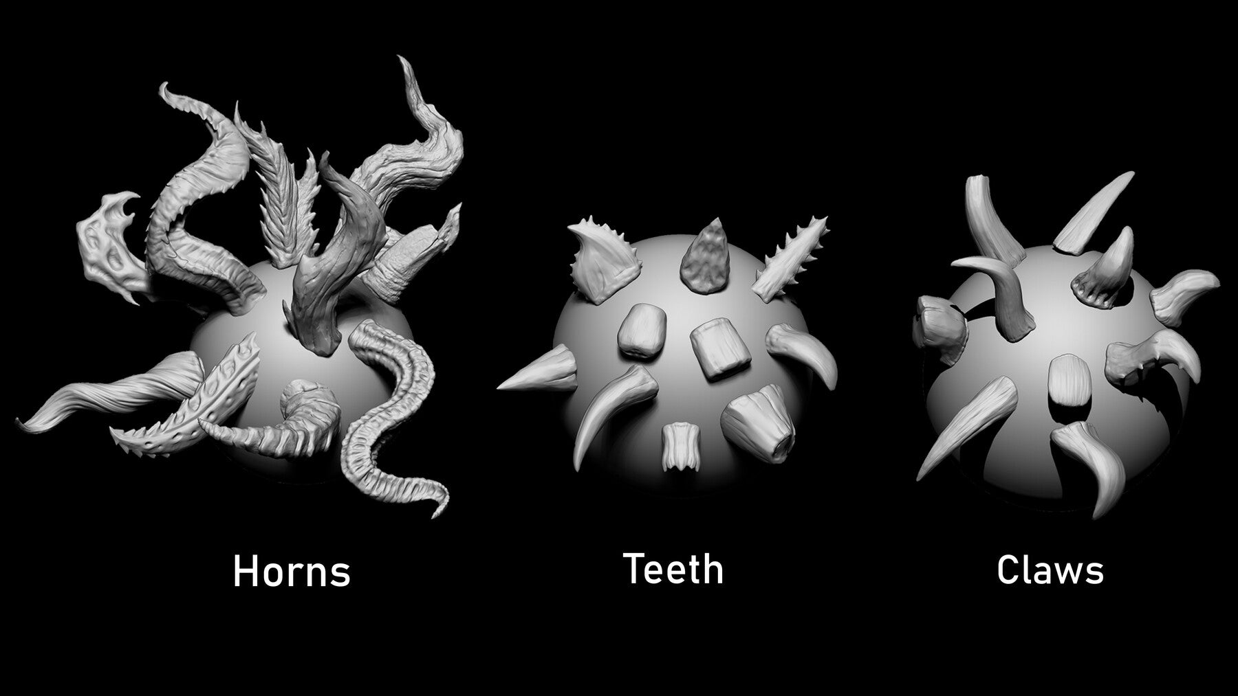 Zbrush + Blender - 100 Creature Brush Mega Pack