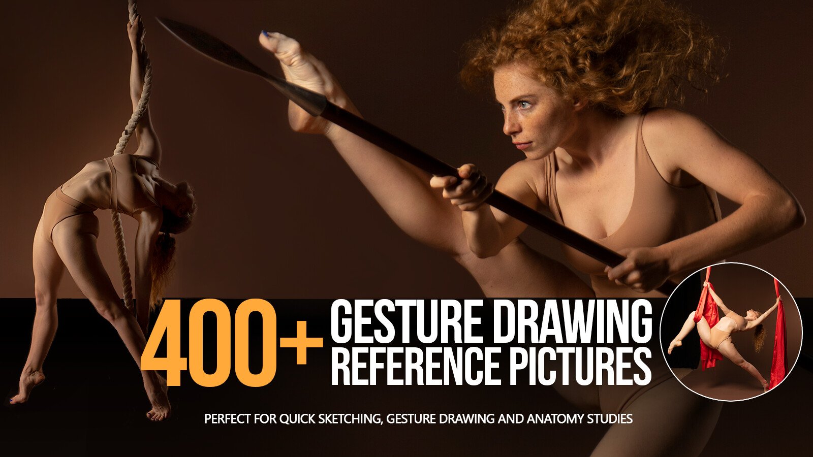 400+ Female Gesture Drawing Reference Pictures for Artists