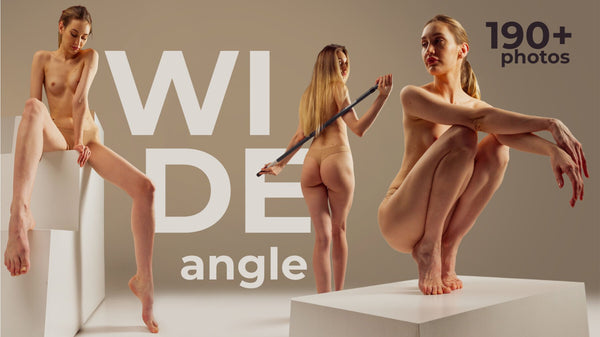 190+ Female Body Wide Angle Reference Photos for Daily Sketching