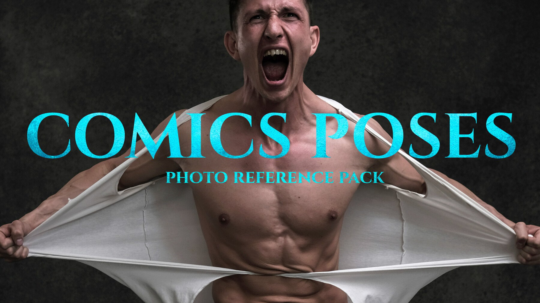 (A) Comics Poses vol. 2 - Reference Photo Pack For Artists 640 JPEGs